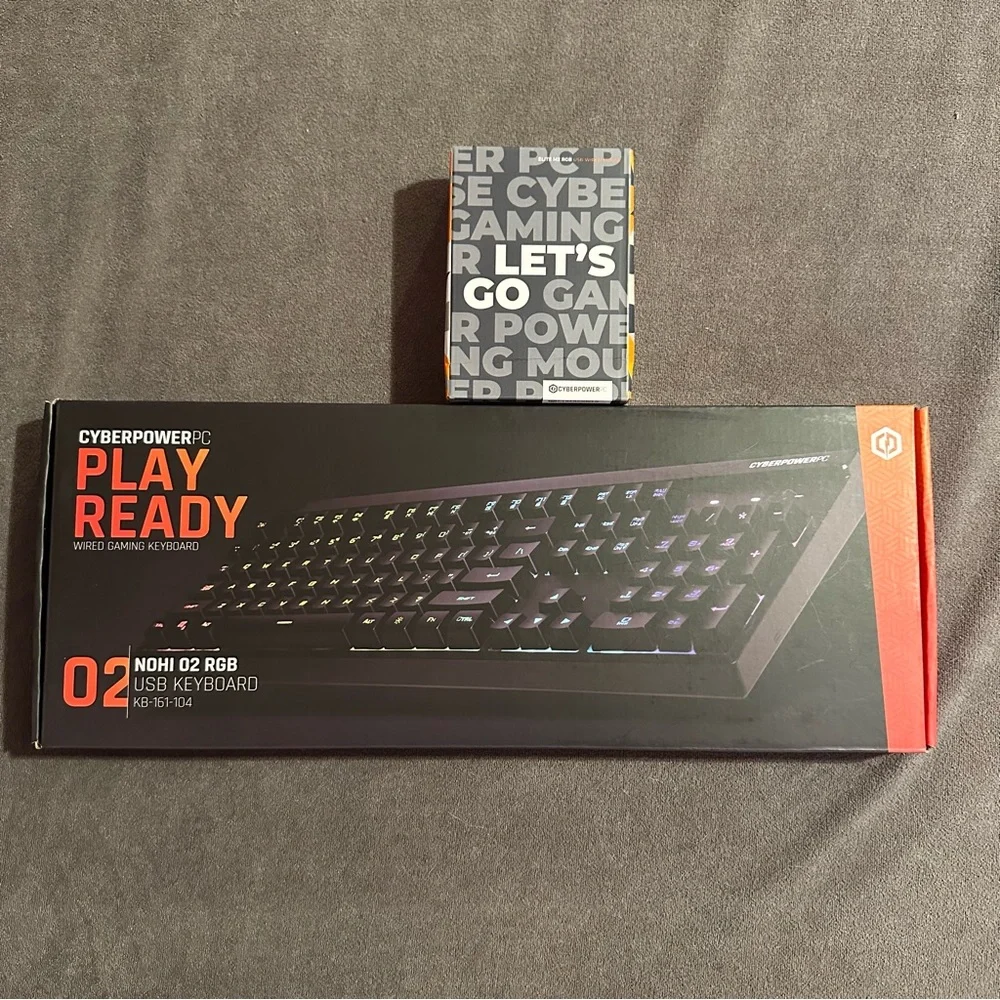 CyberPowerPC RGB Keyboard & Mouse - Picture 4 of 4